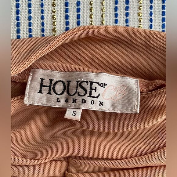 House of CB short dress long sleeve soleil color size small - Picture 3 of 9